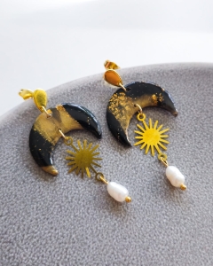 Kolczyki "Solar Eclipse" mniejsza wersja