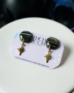 Sztyfty czerń i złoto gwiazda polarna