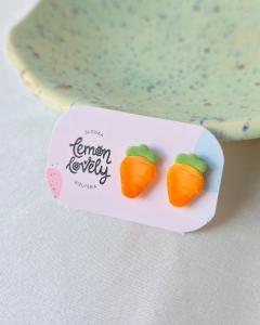 Marchewka kolczyki sztyfty